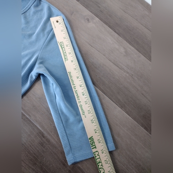 Segments textured modal tencel blend 3/4 sleeve top - Picture 8 of 12